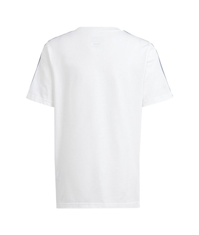 T-shirt adidas Essentials 3-Stripes Fille Blanc