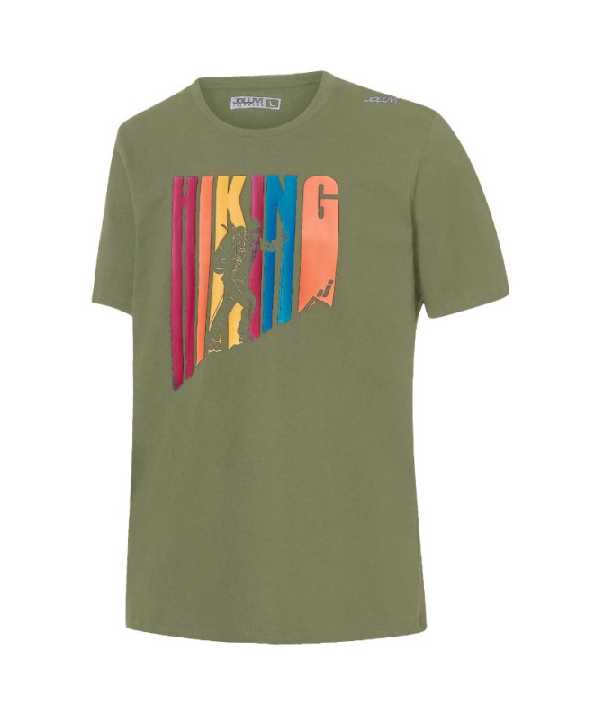 T-shirt Montagne Joluvi par Hiking Man Grey