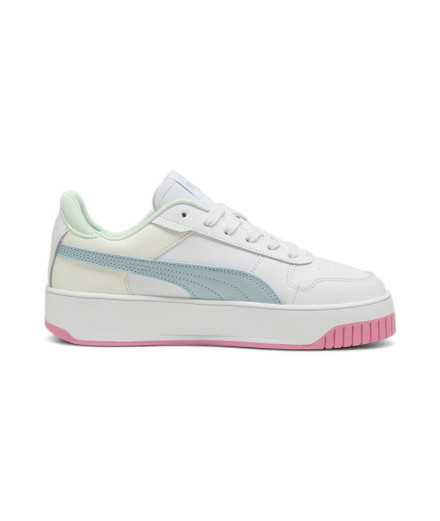 Chaussures Puma Carina Street Blanc/Turquoise Femme 2