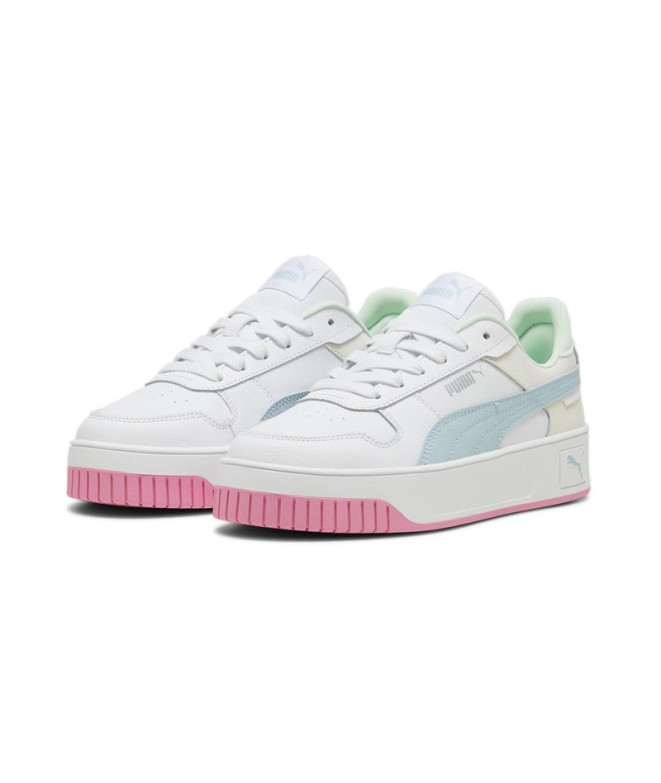 Chaussures Puma Carina Street Blanc/Turquoise...
