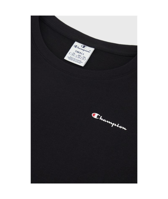 T-shirt Champion Crewneck Femme Noir