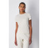 Camiseta Champion Gola redonda Mulher Ecru