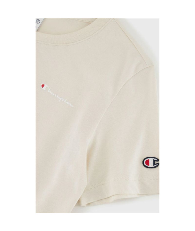 Camiseta Champion Crewneck Mujer Crudo