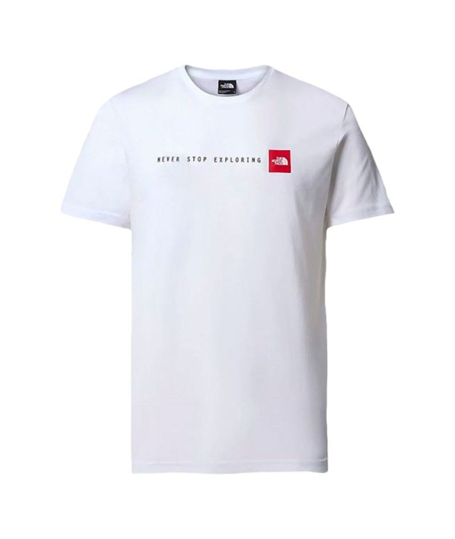 T-shirt de Montagne The North Face S/S Never Stop Exploring Homme White