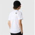 Camiseta de Montanha The North Face S/S Never Stop Exploring Homem Branco