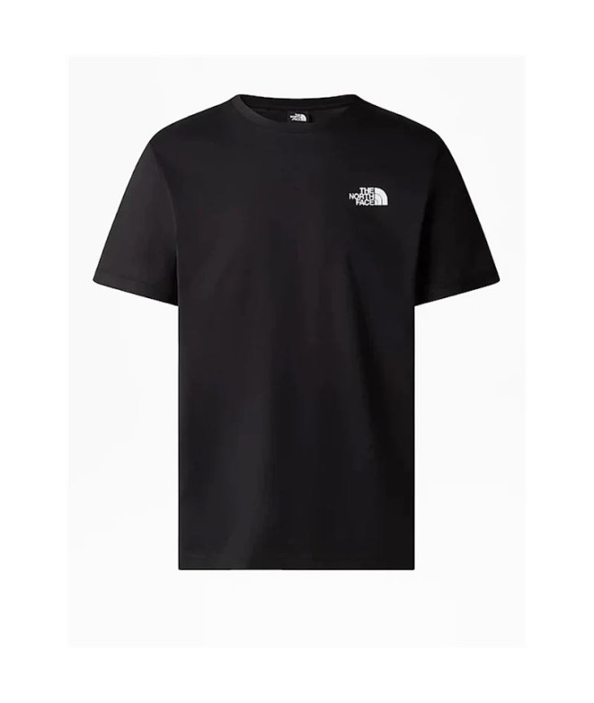 Camiseta de Montanha The North Face S/S Redbox Homem Preto