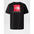 Camiseta de Montanha The North Face S/S Redbox Homem Preto