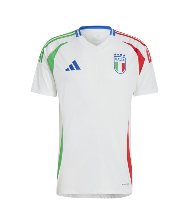 Camiseta de Futebol adidas Segunda equipa Itália 24 Homem Branco