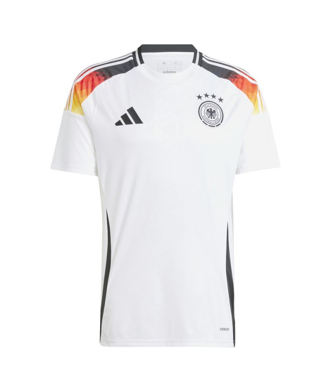 Camiseta de Futebol adidas Alemanha Primeira equipa Alemanha 24 Homem Branco