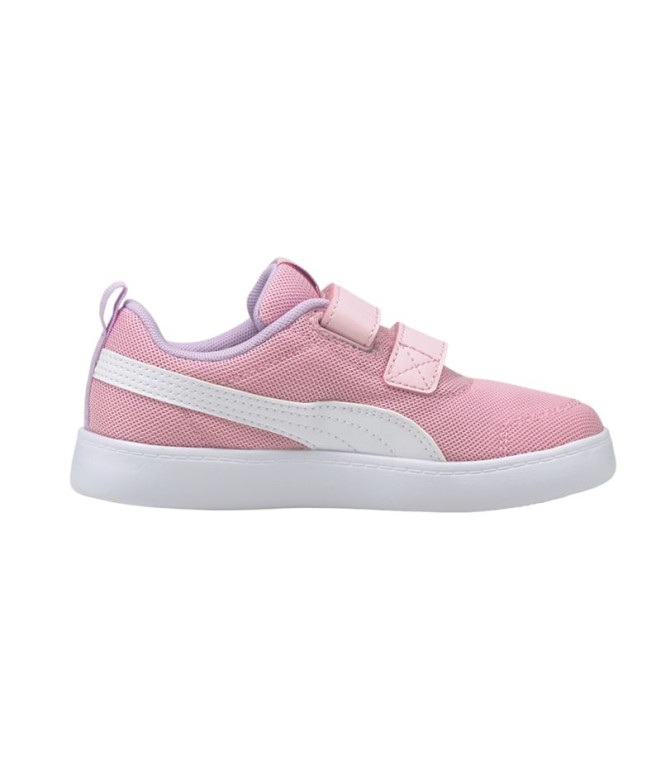 Chaussures Puma Courtflex v2 Mesh V Pink Fille