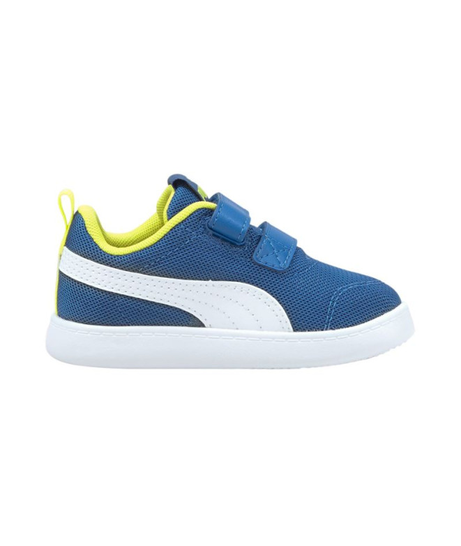 Chaussures Puma Courtflex v2 Mesh V Star Blue Enfant