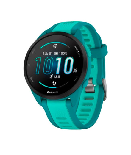 Relógio Garmin Forerunner 165 Music Turquesa/Aqua Relógio Garmin Forerunner 165 Music Turquesa/Aqua
