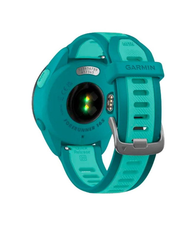 Relógio Garmin Forerunner 165 Music Turquesa/Aqua