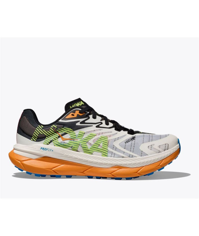 Chaussures de Trail Hoka Tecton X 2 Homme White/Solar Fla