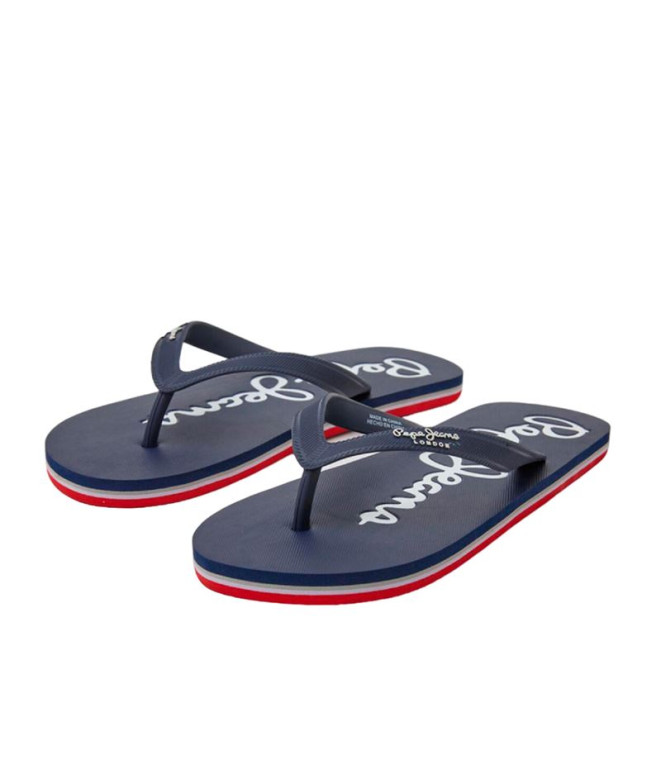 Chinelos Pepe Jeans Bay Beach Basic Homem Navy