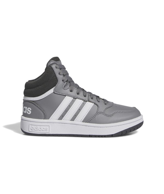 Sapatilhas adidas Hoops 3.0 Mid Infantil Cinzento