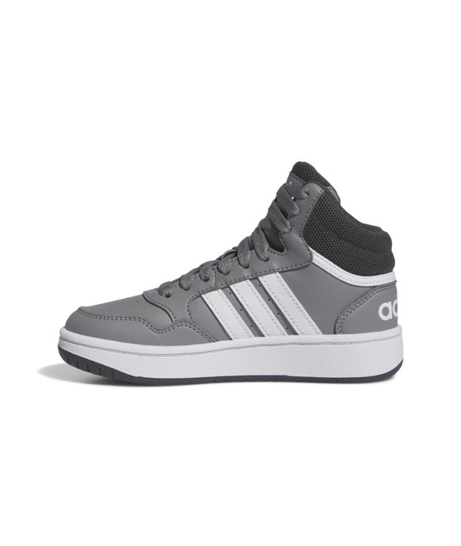 Sapatilhas adidas Hoops 3.0 Mid Infantil Cinzento