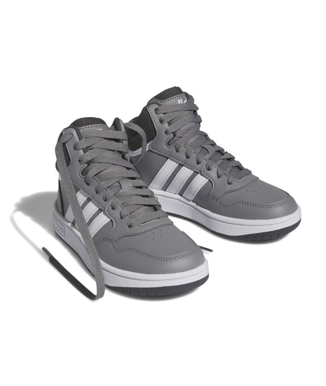 Zapatillas adidas Hoops 3.0 Mid Infantil Gris