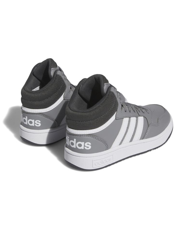 Zapatillas adidas Hoops 3.0 Mid Infantil Gris