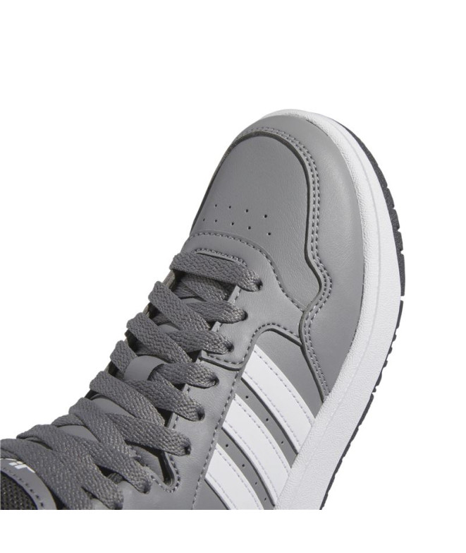 Sapatilhas adidas Hoops 3.0 Mid Infantil Cinzento