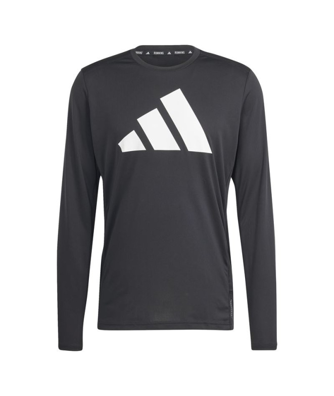 T-shirt by Running adidas Run It Ls Homme Black