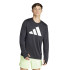 Camiseta by Running adidas Run It Ls Homem Black