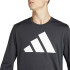 Camiseta by Running adidas Run It Ls Homem Black
