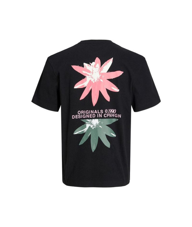 Camiseta Infantil Jack And Jones Tampa Back Preto