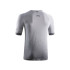 Camiseta de Running Lurbel Samba Manga Curta Homem Cinza Gelo/Preto