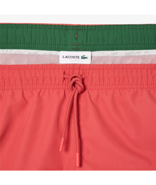 Bañador Lacoste Bain Hombre Coral