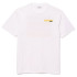 Camiseta Lacoste Cols Roules Homem Branco
