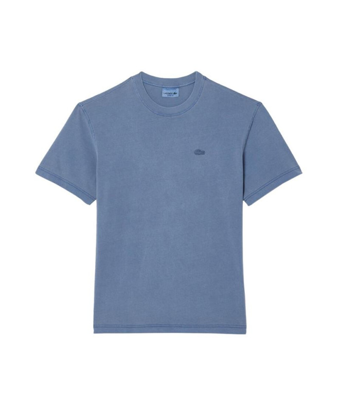 T-shirt Lacoste Cols Roules Bleu