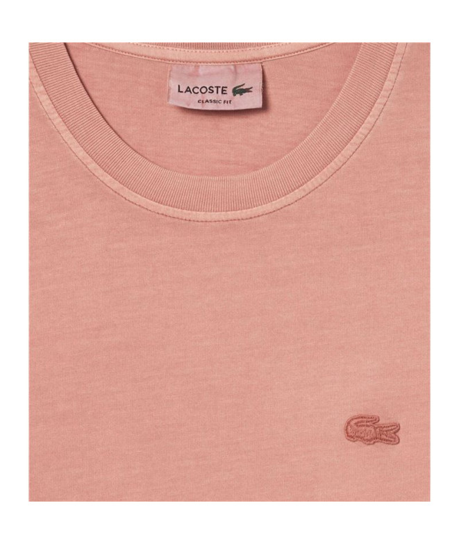 Camiseta Lacoste Cols Roules Salmon