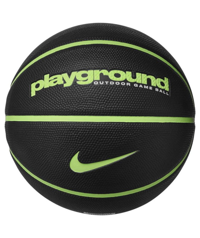 Balle by Basket-ball Nike Everyday Playground 8P Graphic Dégonflé Noir Vert
