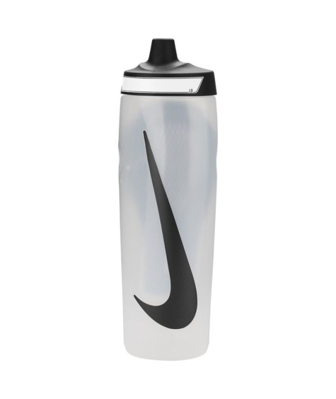 Garrafa de Fitness Nike Refuel Grip 24 Oz Branco