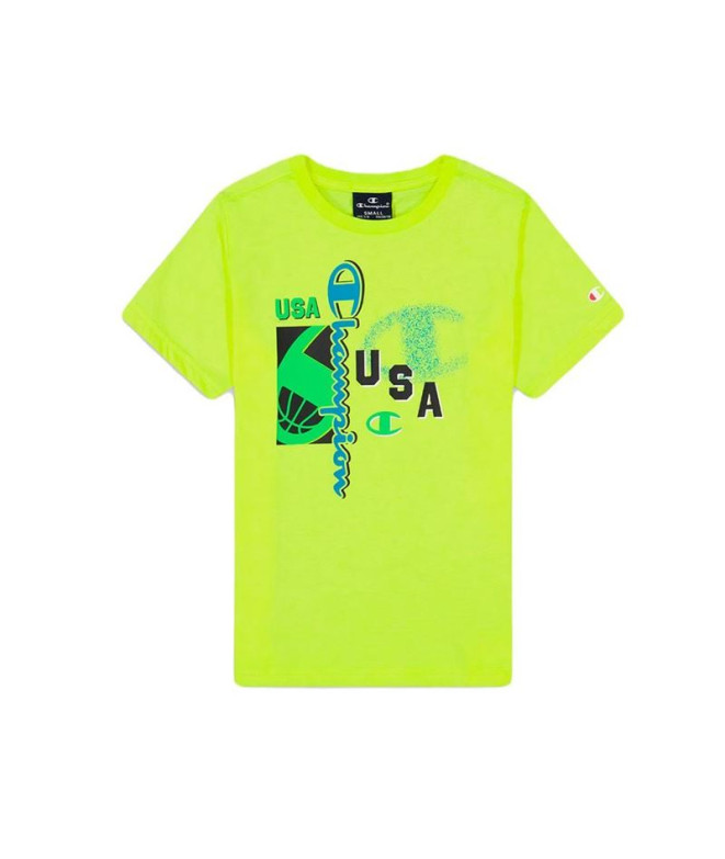 T-shirt Champion Crewneck Homme Vert