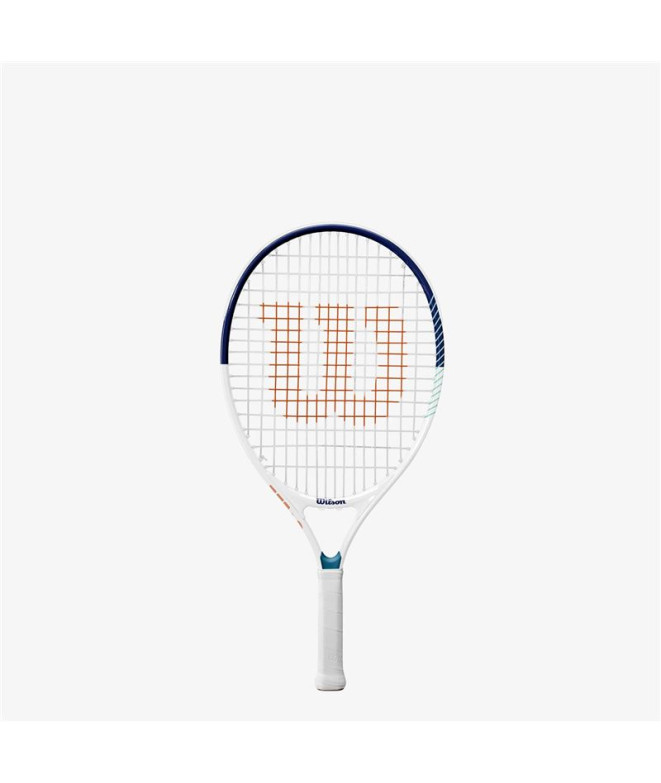 Raquete Tênis Wilson Infantil por Roland Garros Elite Branco/Navy/