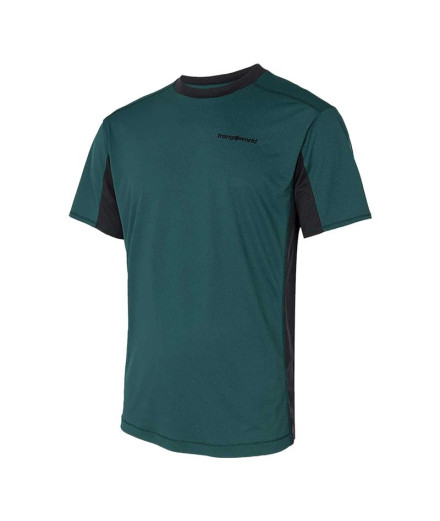 Camiseta de Montanha Trangoworld Ritsem Homem Verde/Preto