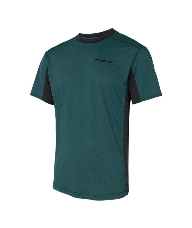 Camiseta de Montaña Trangoworld Ritsem Hombre Verde/Negro