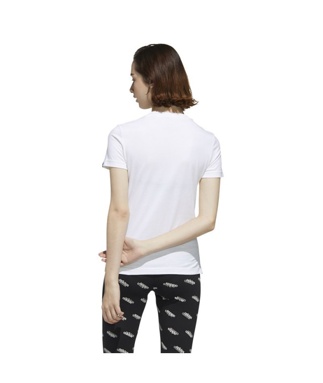 Camiseta adidas Boxed Camo Mujer Blanco
