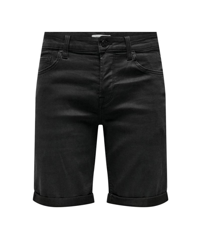 Pantalones Only & Sons Onsply Reg Blk 8581 Negro Hombre