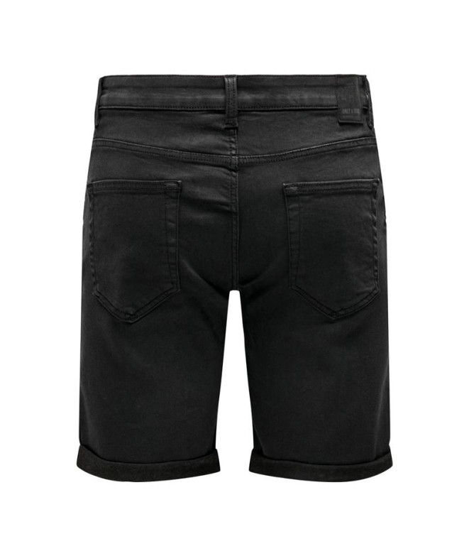 Pantalons Only & Sons Onsply Reg Blk 8581 Noir...