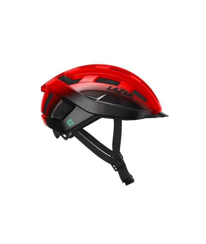 Capacete ciclismo Lazer de Capacete Codax KC CE-CPSC Vermelho Preto