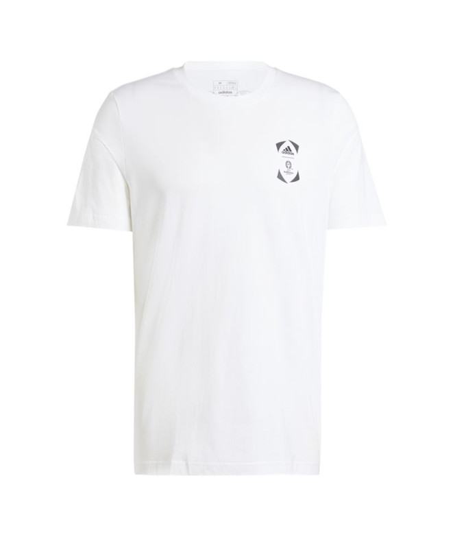 Camiseta por Futebol adidas Emblema oficial do estádio Homem Branco