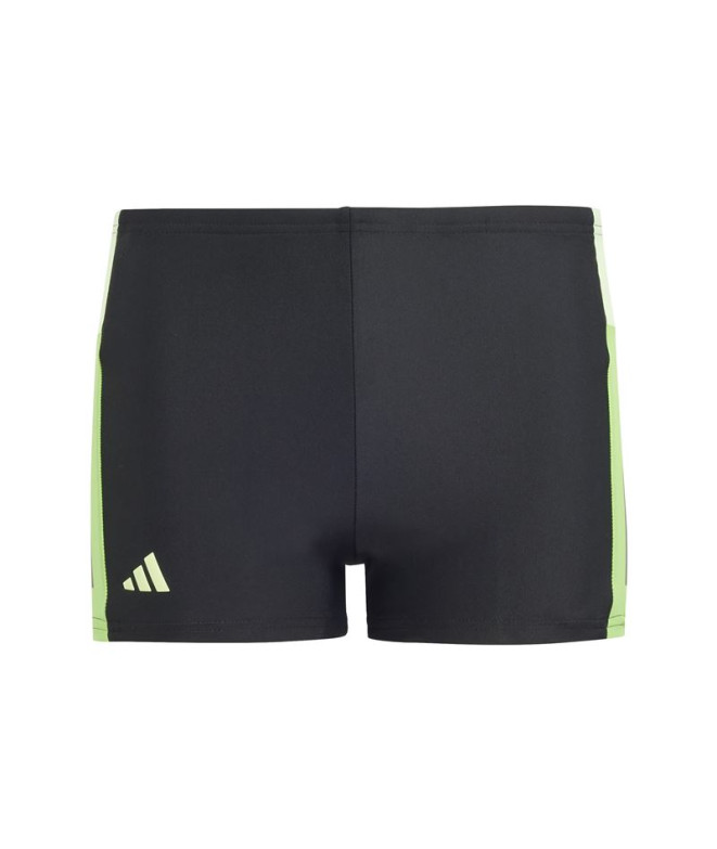 Bañador de Natación adidas Colorblock 3 Bandas Niño Negro