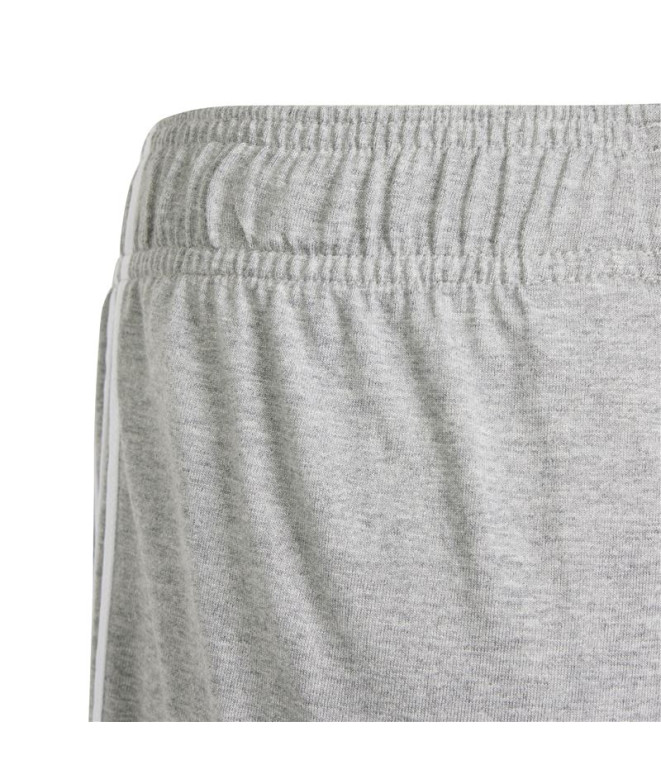 Calça adidas 3 Bandas Infantil Cinzento