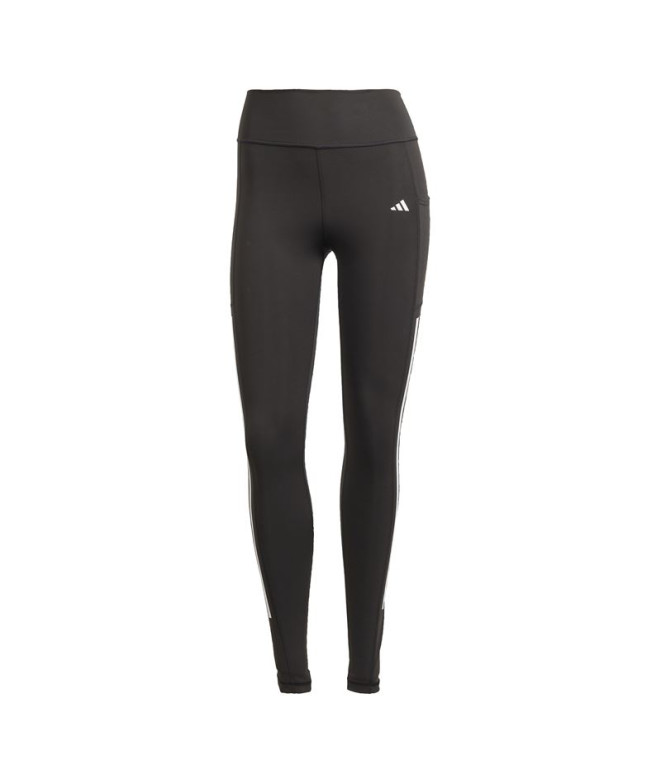 Calça de Fitness adidas Essentials Optime 3 Bands Mulher Preto