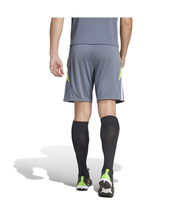 Calça de Futebol adidas Tiro24 Homem Cinzento