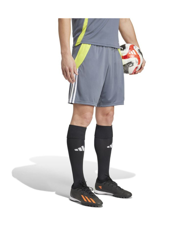 Calça de Futebol adidas Tiro24 Homem Cinzento