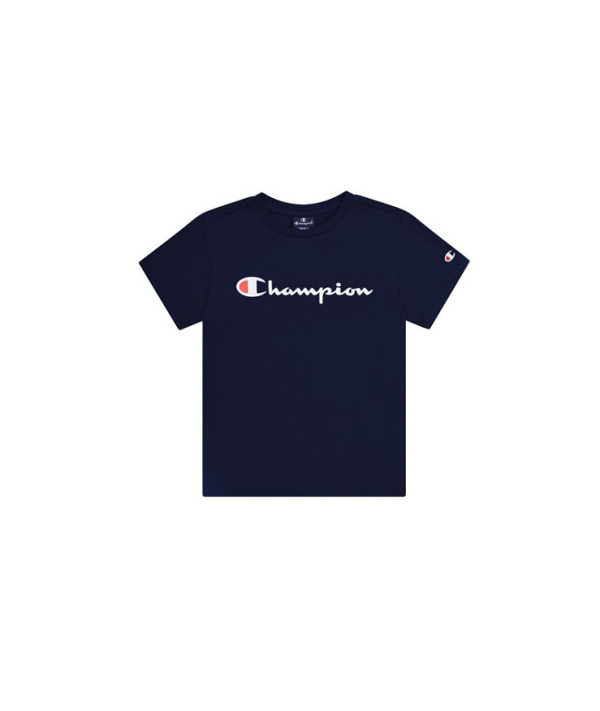 Camiseta Champion Crewneck Infantil Marino